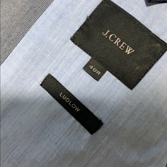 J. Crew Ludlow Microstripe suit